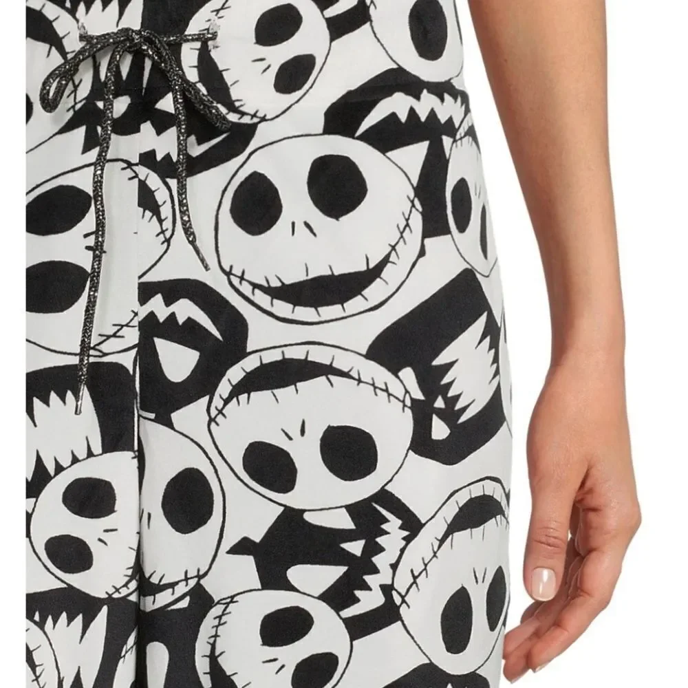 New the Nightmare Before Christmas Jack Pumpkin King Women's Sleep Jogger